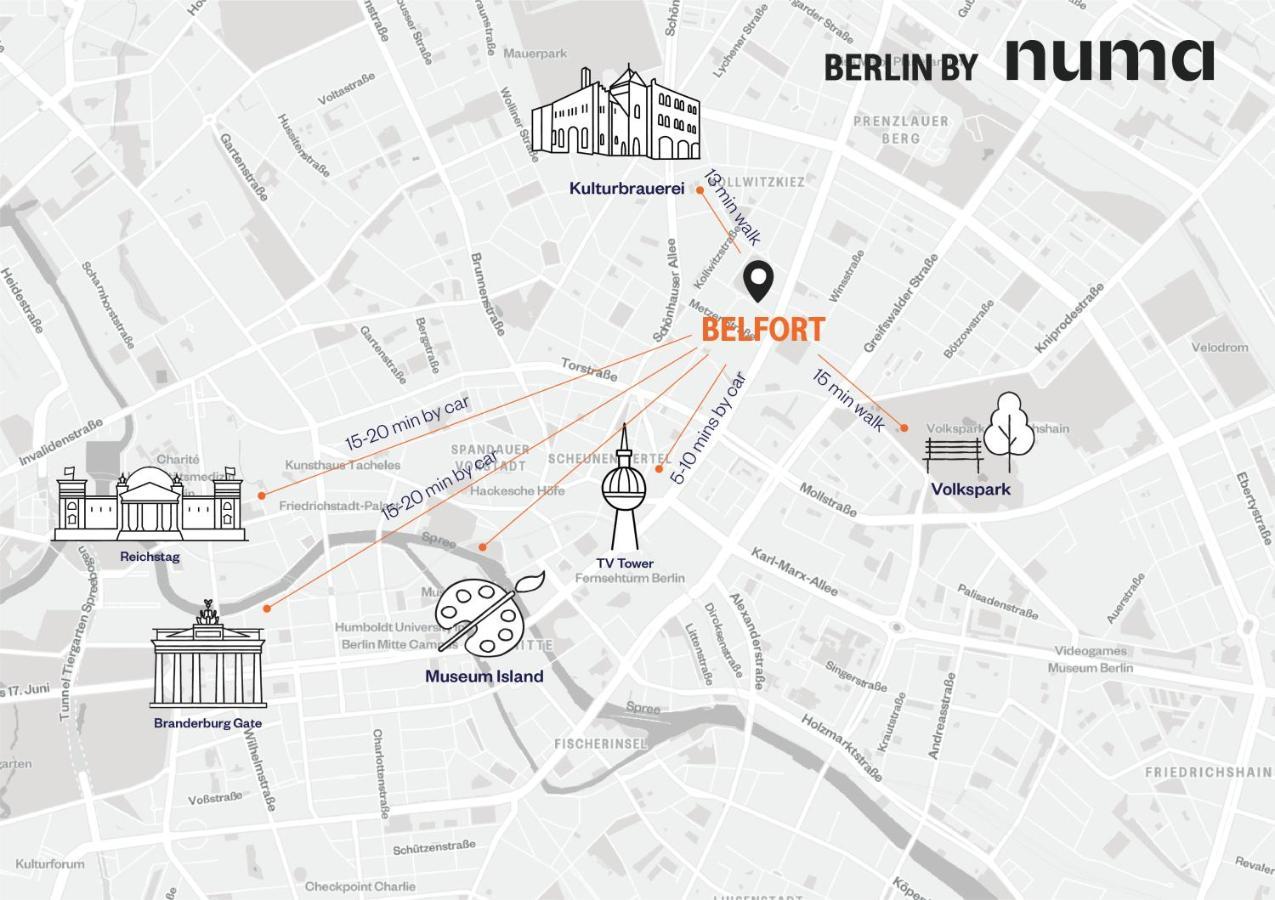 Numa Berlin Belfort Екстериор снимка